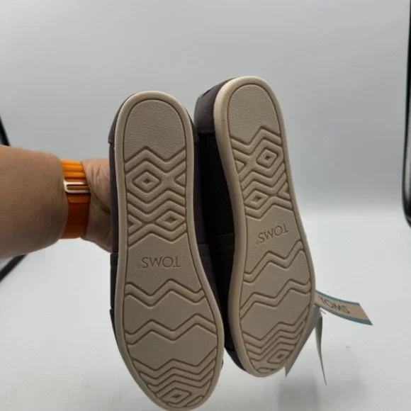 NEW TOMS Alpargata US Size Women's 7.5 Ash Recycled Cotton Canvas - Picture 7 of 8